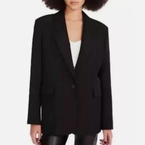 Steve Madden Classic Black Blazer Size Medium